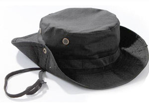 Outdoor Hiking Travel Boonie Cap Hunting Tactical Airsoft Military Camouflage Hat Camping Sun Cap Bucket Style Fisherman Hats