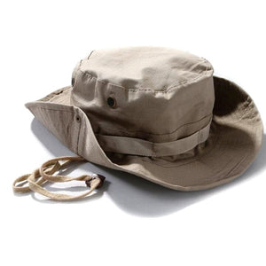 Outdoor Hiking Travel Boonie Cap Hunting Tactical Airsoft Military Camouflage Hat Camping Sun Cap Bucket Style Fisherman Hats