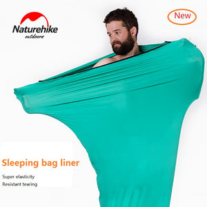 Naturehike Outdoors High Elasticity Mummy Sleeping Bag Camping Ultralight Sleeping Bag Liner Portable Sheet Hotel Anti Dirty