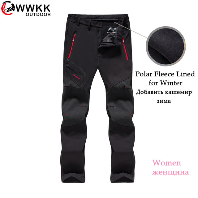Waterproof Trekking Hiking Pants Men Softshell Fishing Camping Climb Ski tactical Trousers Summer Winter Breathable Outdoor Pant