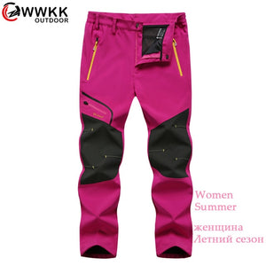Waterproof Trekking Hiking Pants Men Softshell Fishing Camping Climb Ski tactical Trousers Summer Winter Breathable Outdoor Pant