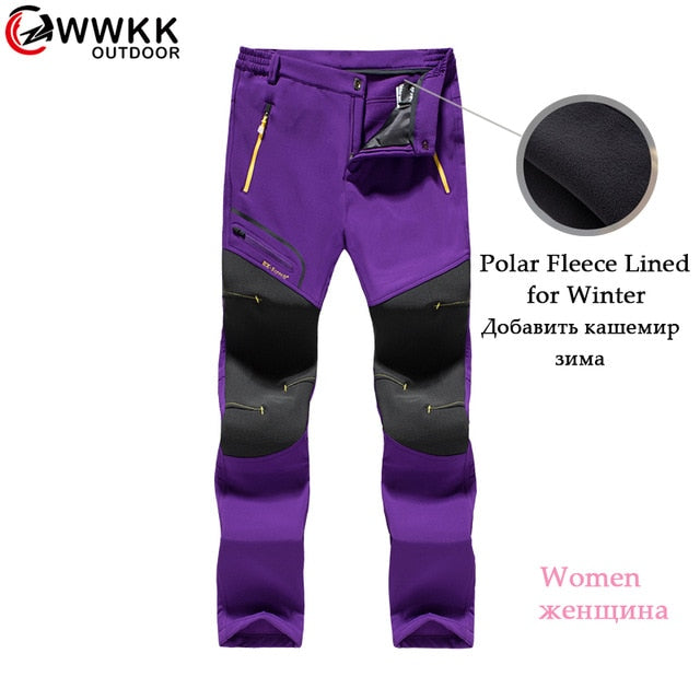 Waterproof Trekking Hiking Pants Men Softshell Fishing Camping Climb Ski tactical Trousers Summer Winter Breathable Outdoor Pant