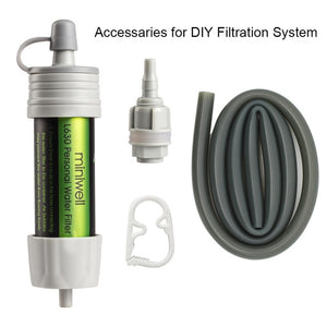 Miniwell survival water purifier for outdoor sport,activities and travel