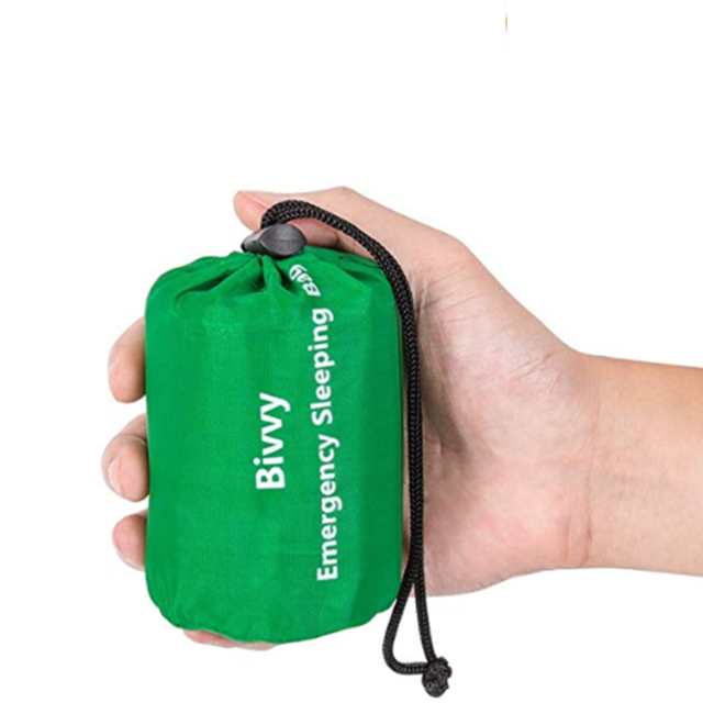 Emergency Sleeping Bag - Waterproof Lightweight Thermal Bivy Sack - Survival Blanket Bags Portable Nylon Sack Camping, Hiking