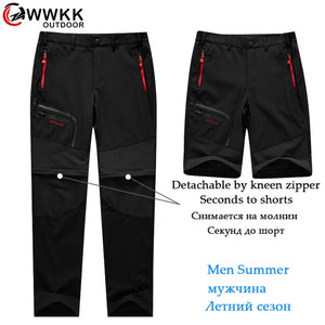 Waterproof Trekking Hiking Pants Men Softshell Fishing Camping Climb Ski tactical Trousers Summer Winter Breathable Outdoor Pant