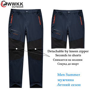 Waterproof Trekking Hiking Pants Men Softshell Fishing Camping Climb Ski tactical Trousers Summer Winter Breathable Outdoor Pant