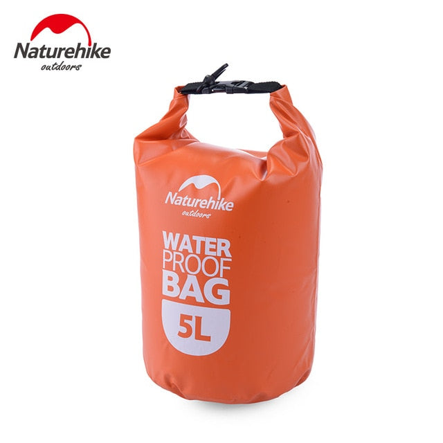 NatureHike 2L 5L Outdoor Waterproof Bags Ultralight Camping Hiking Dry Organizers Drifting Kayaking Swimming Bags NH15S222-D