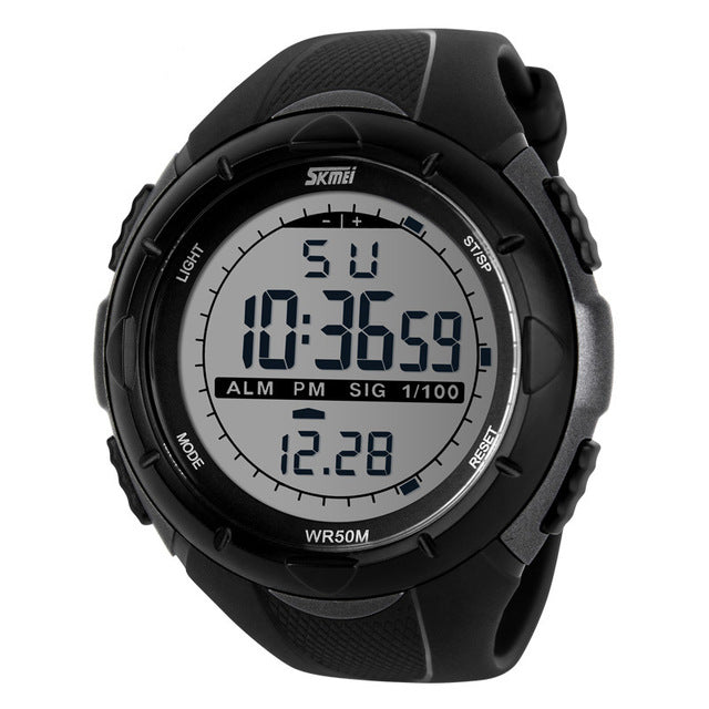 SKMEI Fashion Sport Watch Men Military Army Watches Alarm Clock Shock Resistant Waterproof Digital Watch Reloj Hombre 2019 New