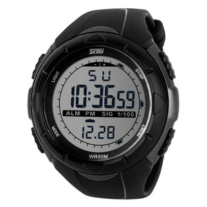 SKMEI Fashion Sport Watch Men Military Army Watches Alarm Clock Shock Resistant Waterproof Digital Watch Reloj Hombre 2019 New