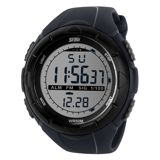 SKMEI Fashion Sport Watch Men Military Army Watches Alarm Clock Shock Resistant Waterproof Digital Watch Reloj Hombre 2019 New