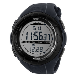 SKMEI Fashion Sport Watch Men Military Army Watches Alarm Clock Shock Resistant Waterproof Digital Watch Reloj Hombre 2019 New