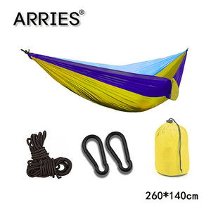 300*200cm Portable Camping Parachute Hammock Survival Garden Outdoor Furniture Leisure Sleeping Hamaca Travel Double Hanging Bed