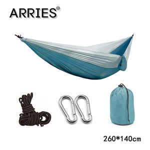 300*200cm Portable Camping Parachute Hammock Survival Garden Outdoor Furniture Leisure Sleeping Hamaca Travel Double Hanging Bed