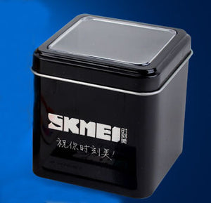 SKMEI Outdoor Sport Watch Men Clock Big Dial Fashion Simple Watches Calendar PU Strap Waterproof Led Digital Watch Reloj Hombre