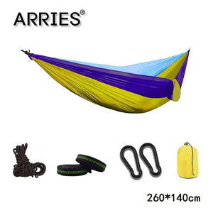 300*200cm Portable Camping Parachute Hammock Survival Garden Outdoor Furniture Leisure Sleeping Hamaca Travel Double Hanging Bed