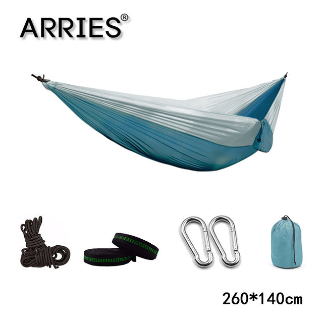 300*200cm Portable Camping Parachute Hammock Survival Garden Outdoor Furniture Leisure Sleeping Hamaca Travel Double Hanging Bed