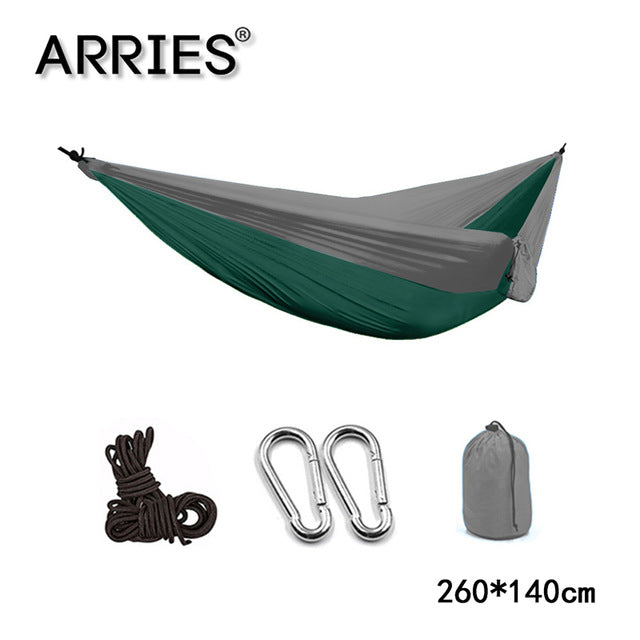 300*200cm Portable Camping Parachute Hammock Survival Garden Outdoor Furniture Leisure Sleeping Hamaca Travel Double Hanging Bed