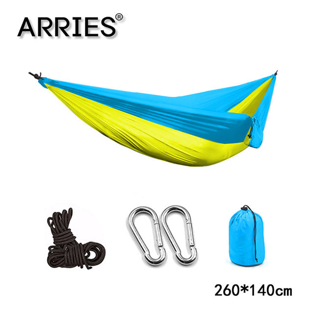 300*200cm Portable Camping Parachute Hammock Survival Garden Outdoor Furniture Leisure Sleeping Hamaca Travel Double Hanging Bed