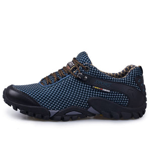 New Spring Men Hiking Shoes Waterproof Anti-Skid Outdoor Trekking Sneakers High Quality Climbing Sports Shoes Large Size 39~47