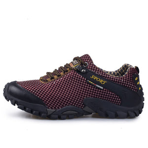 New Spring Men Hiking Shoes Waterproof Anti-Skid Outdoor Trekking Sneakers High Quality Climbing Sports Shoes Large Size 39~47