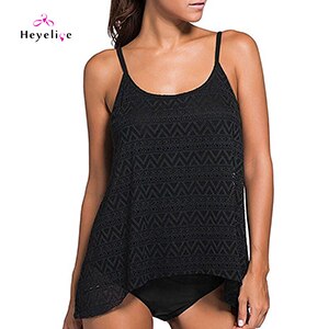 Plus Size Two-Piece Swimwear Women Sexy Lace Tankini Padded Push Up Beach Bathing Suits Vintage Swim Ware New Brazilian Biquinis
