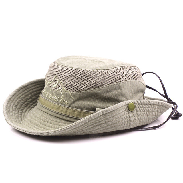 Tri-polar Hiking Hat Men Wide Brim Foldable Cap Summer Hat Sun Protection Hunting Hat Hiking Fishing Camping Outdoor Sport Caps