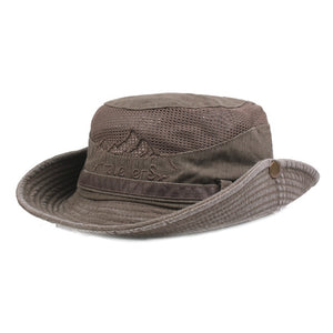 Tri-polar Hiking Hat Men Wide Brim Foldable Cap Summer Hat Sun Protection Hunting Hat Hiking Fishing Camping Outdoor Sport Caps