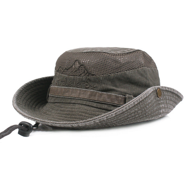 Tri-polar Hiking Hat Men Wide Brim Foldable Cap Summer Hat Sun Protection Hunting Hat Hiking Fishing Camping Outdoor Sport Caps