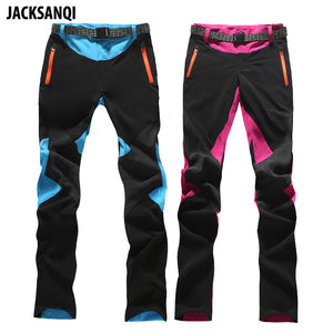 JACKSANQI Summer Women's Quick Dry Pants Hiking Sports Outdoor Trousers Water Repellent Trekking Climbing Female Pants RA097