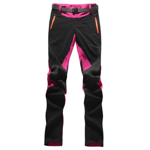 JACKSANQI Summer Women's Quick Dry Pants Hiking Sports Outdoor Trousers Water Repellent Trekking Climbing Female Pants RA097