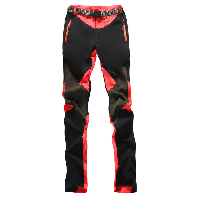 JACKSANQI Summer Women's Quick Dry Pants Hiking Sports Outdoor Trousers Water Repellent Trekking Climbing Female Pants RA097