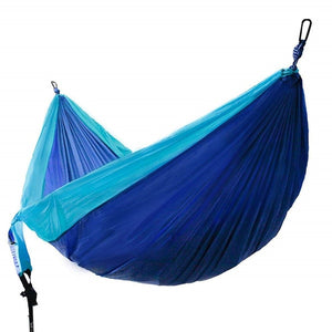 Single & Double Camping Hammock with Hammock Tree Straps Portable Parachute Nylon Hammock for Backpacking Travel