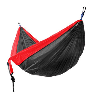 Single & Double Camping Hammock with Hammock Tree Straps Portable Parachute Nylon Hammock for Backpacking Travel