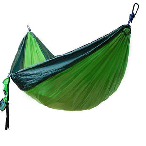 Single & Double Camping Hammock with Hammock Tree Straps Portable Parachute Nylon Hammock for Backpacking Travel